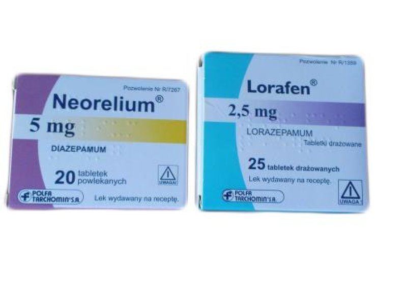 Na sprzedaż:Lorafen,Neorilium,Dulsevia,Bromazepam