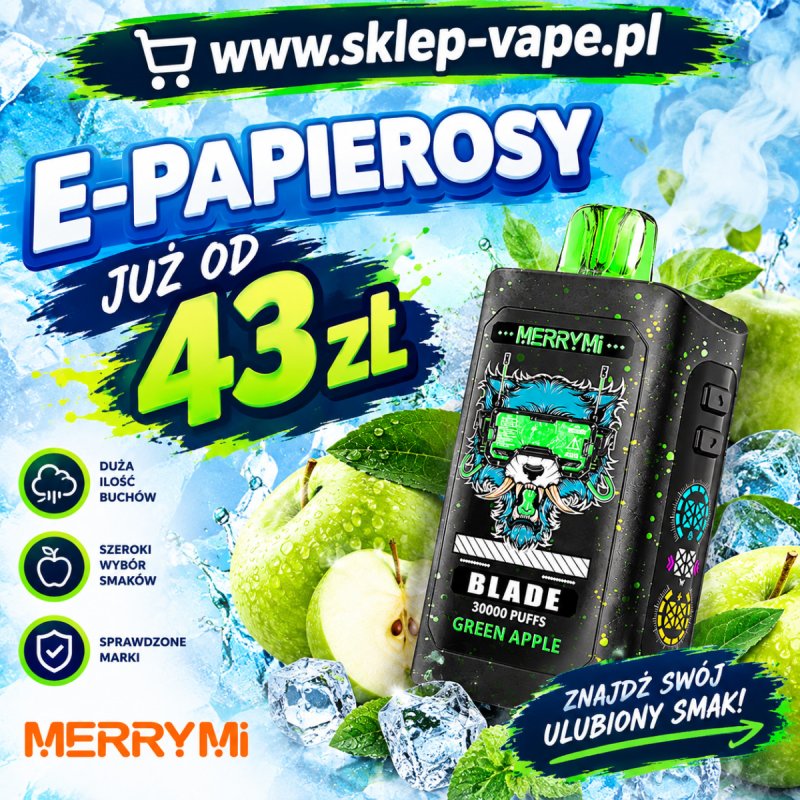 Epapierosy jednorazowe e papierosy MerryMi Vape - 01